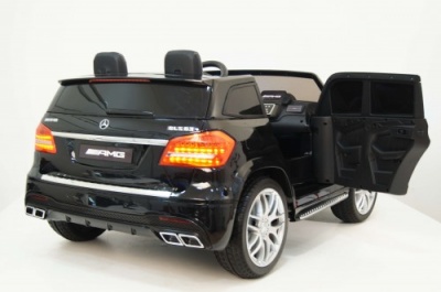 Детский электромобиль GLS63 AMG черный глянец
