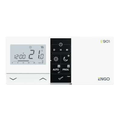 Программируемый проводной терморегулятор, на батарейках ENGO (E901)