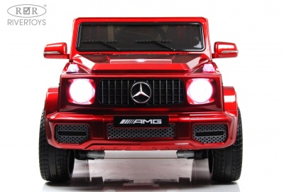 Детский электромобиль Mercedes-Benz G65 (E111EE) красный глянец