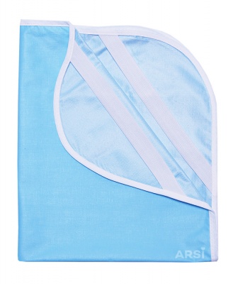 Пеленка-клеенка НАМАТРАСНИК облег., 60*120, арт.15 голубой, арт.15-Г