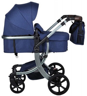 Коляска трансформер Aimile Original (New Silver) 608L (Синий)
