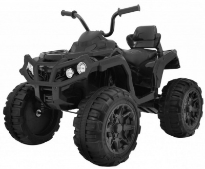 Квадроцикл Детский электромобиль S602 (12V, EVA, экокожа) (Чёрный)