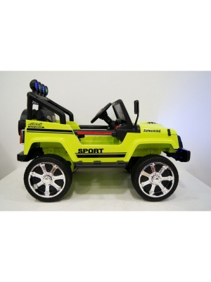 Детский электромобиль Jeep T008TT зеленый