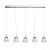 Люстра Торес 5*4,5W LED 220 V (110011205)