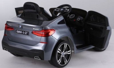 Детский электромобиль BMW6 GT (JJ2164) серый глян