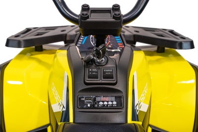 Электромобиль Квадроцикл Qwatro XMX607 4х4 (желтый)