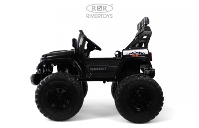 Детский электромобиль Jeep A222AA черный