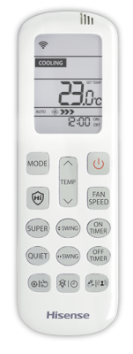 Сплит система Hisense ZOOM DC Inverter 2025 WI-FI (AS-09UW4RYRKB05 WI-FI)