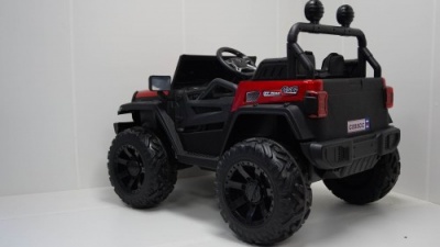 Детский электромобиль C555CC 4WD вишневый глянец