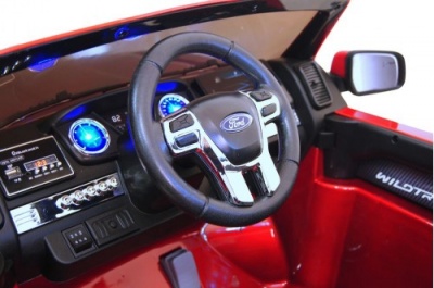 Детский электромобиль Ford Ranger 4WD (DK-F650) вишневый глянец