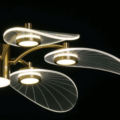 Люстра (пульт) Гэлэкси 42W LED 220 V (632017807)