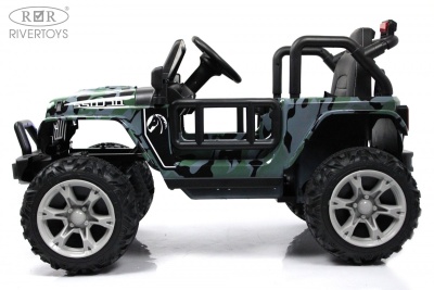 Детский электромобиль T222TT 4WD камуфляж