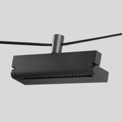 Трек-светильник Флекси 12W LED 3000К 48 V черный 22*13*2,3см (852011001)