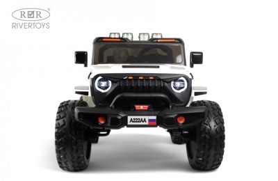 Детский электромобиль Jeep A222AA белый