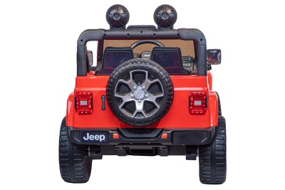 Электромобиль Джип Jeep Rubicon 4x4 (красный)