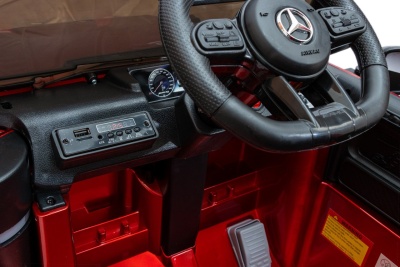 Электромобиль Mercedes-Benz G63 AMG BBH-0002 (красный краска)