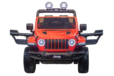 Электромобиль Джип Jeep Rubicon 4x4 (красный)