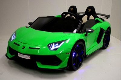 Детский электромобиль Lamborghini Aventador SVJ (A111MP) зеленый