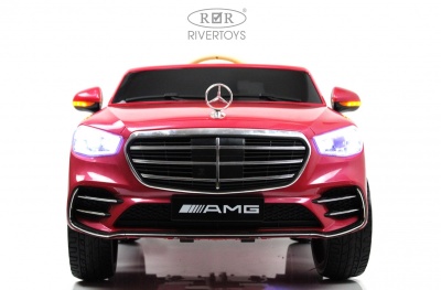 Детский электромобиль М333БХ 4WD розовый глянец
