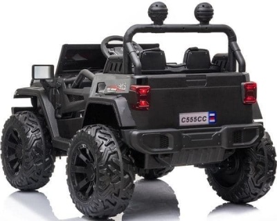 Детский электромобиль C555CC 4WD черный глянец