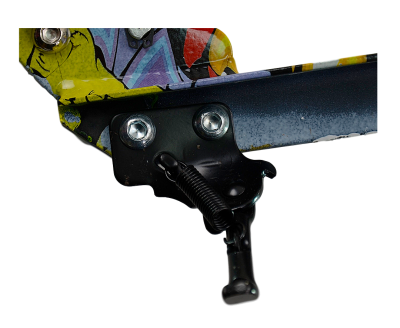 Самокат детский S145 синий (граффити)