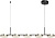 Люстра (пульт) Гэлэкси 40W LED 220V (632017405)
