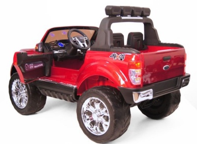 Детский электромобиль Ford Ranger 4WD (DK-F650) вишневый глянец