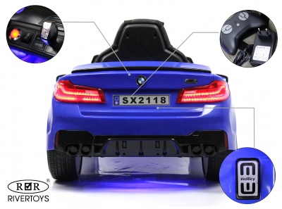Детский электромобиль BMW M5 Competition (A555MP) синий
