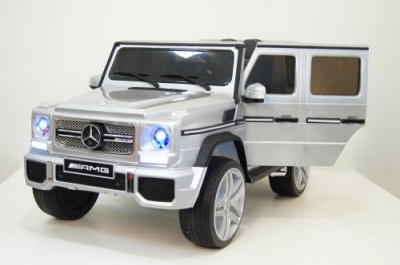 Детский электромобиль G65 (4*4) серый глянцевый