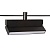 Трек-светильник Флекси 12W LED 3000К 48 V черный 23,3*13,2,4см (852011101)