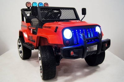 Детский электромобиль Jeep T008TT красный