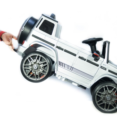 Электромобиль Mercedes-Benz G63 AMG BBH-0002 (серебро краска)