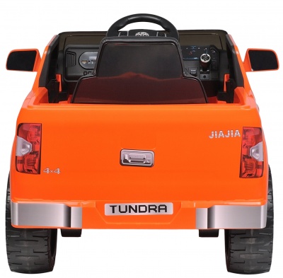 Электромобиль TUNDRA JE1703 колесо EVA, Экокожа (Оранжевый)