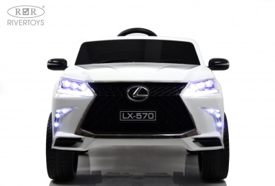 Детский электромобиль Lexus 570 (E555EE) белый