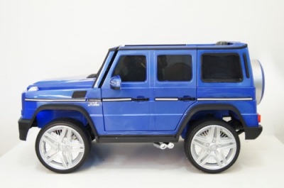 Детский электромобиль Мercedes-Benz G65 синий.глян