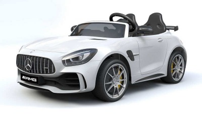 Детский электромобиль Mercedes-Benz GT-R-белый