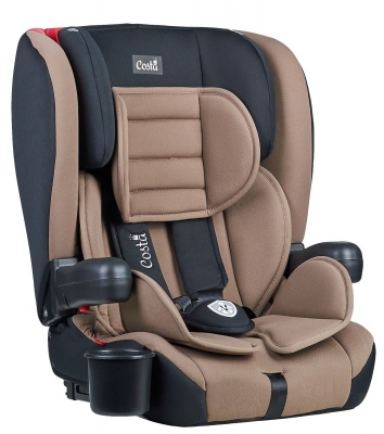 Автокресло детское KBH305 ISOFIT (Светлобежевое-черное lightbiege/black, KBH305LBB)