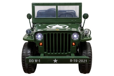 Электромобиль Jeep Willys YKE 4137 4x4 (армия зелёный)