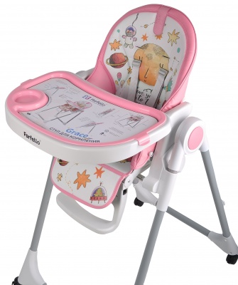 Стульчик для кормления детский Farfello Grace (Розовый)