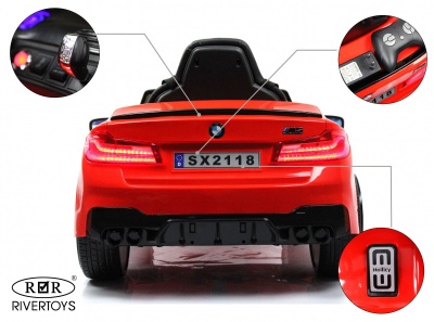 Детский электромобиль BMW M5 Competition (A555MP) красный