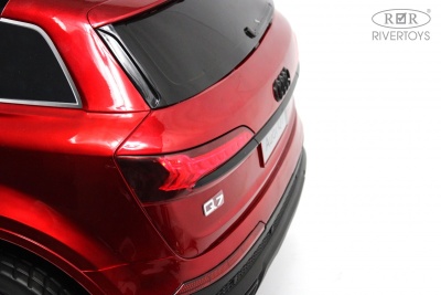 Детский электромобиль AUDI Q7 (HL678) красный глянец