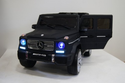 Детский электромобиль Мercedes-Benz G65 черный мат