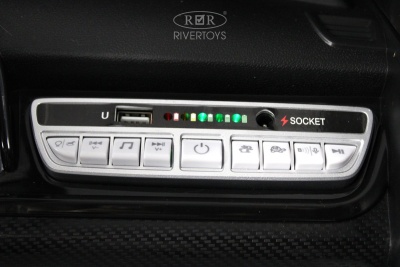 Детский электромобиль K555AM черный глянец