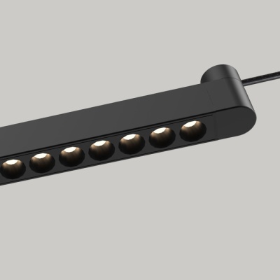 Трек-светильник Флекси 20W LED 3000К 48 V черный 49,5*2,3*4,5см (852010101)