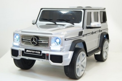 Детский электромобиль G65 (4*4) серый глянцевый