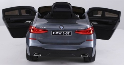 Детский электромобиль BMW6 GT (JJ2164) серый глян