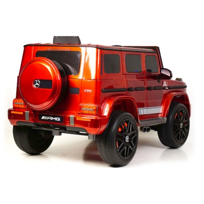 Детский электромобиль Mercedes-Benz G63 (K999KK)-4 WD вишневый глянец
