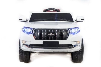 Электромобиль Toyota Prado 4х4 (белый)