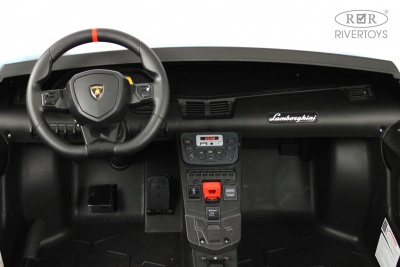 Детский электромобиль Lamborghini Aventador SV (M777MM) синий