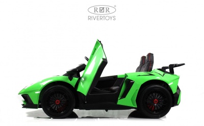 Детский электромобиль Lamborghini Aventador SV (M777MM) зеленый